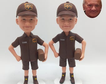 "Lieferung ""Bobblehead"" vom Foto - personalisierte Dad Figur."
