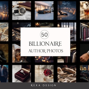 Billionaire Author Photos | 50 Romance Aesthetic Images for Writers, Book Marketing & Branding