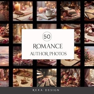 Romance Author Photos | 50 Romantic Images | Branding Bundle