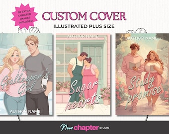 Custom Rom-Com Ebook Cover Design | Illustrated Romance Art