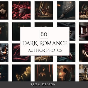Dark Romance Photo Bundle | 50 Cinematic Images for Authors