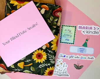 Blind Date with a Kindle Mystery Box - Gift Set for Bookworm  gifts for book lovers