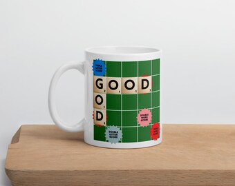 Taza de Scrabble de Dios, Taza de café cristiana