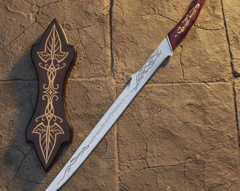 Handmade Hadhafang Sword Replica, Arwen Evenstar Elven Sword, Ring of Power Movie, Aragorn's  Cosplay Props Gift for Christmas