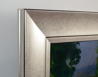Elegant Silver TV Frame – 32"-98" for Any Brand