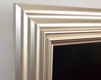 Champagne Silver Universal TV Frame – EasyFit Art Display for Any Brand
