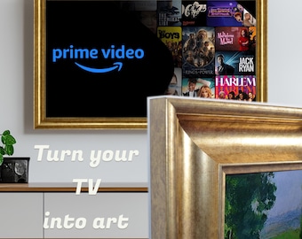 Lenora Gold TV Frame – Universal Quality Tv Frame for Sony, Samsung The Frame, TCL, Hisense, LG, Vizio, Panasonic & any Tv Brand