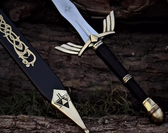 Handmade Link's Master Sword Replica Legend of Zelda | Handmade Zelda Replica Cosplay Display Gift for Gamers, Men