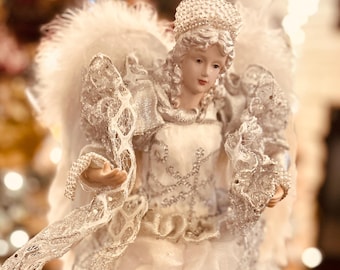 Silver Angel Tree Topper