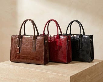 Crossbody Bag for Women Patent Leather Shoulder Bag