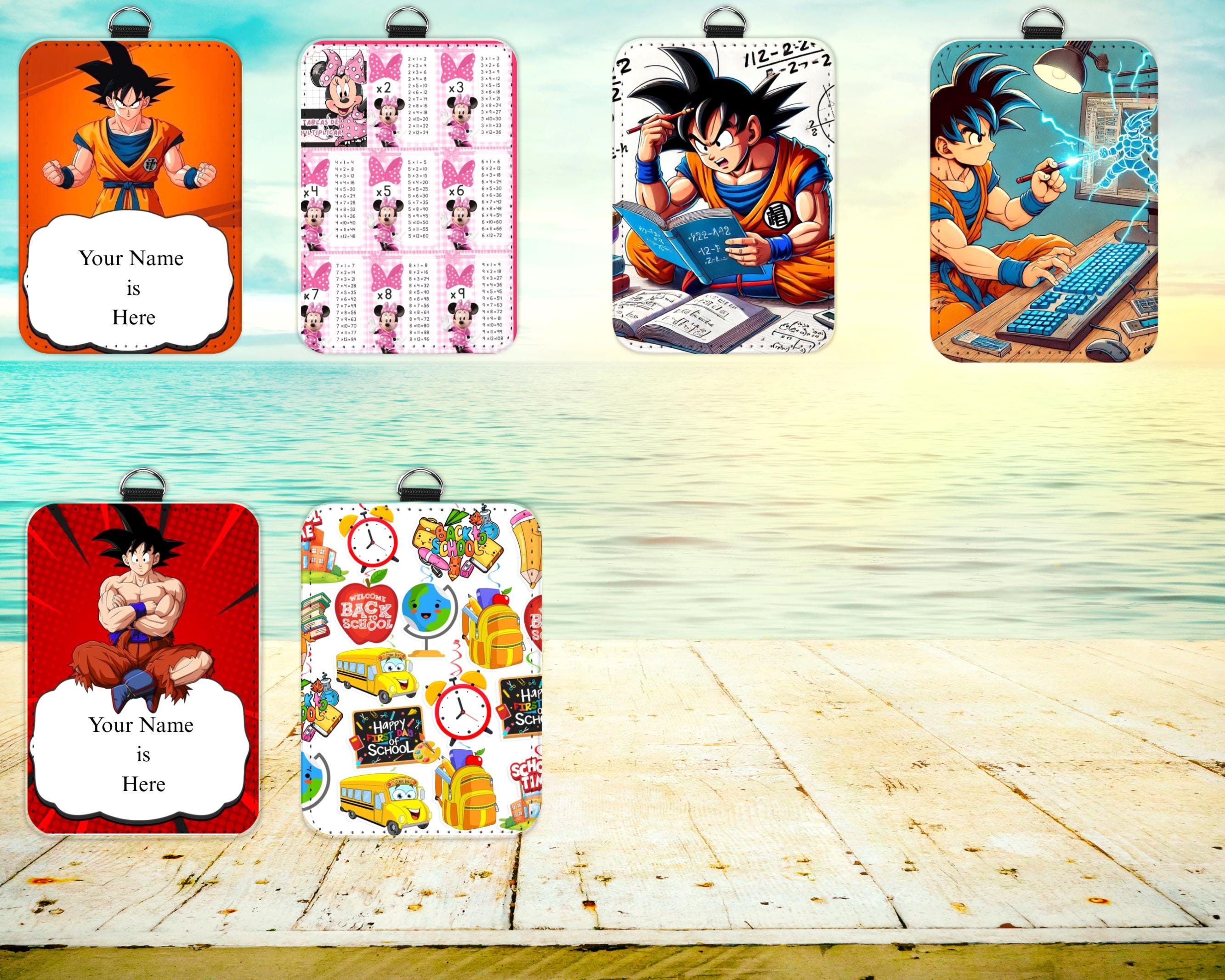 Dragon Ball Z ID Badge Holder: Super Saiyan Goku & Vegeta - Etsy