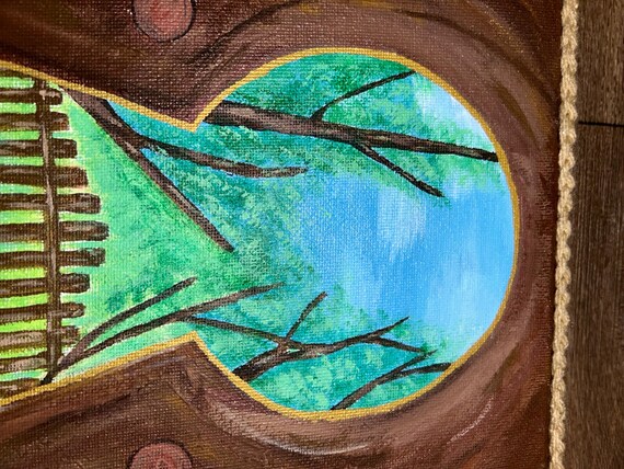 秘密の花園　the seacret garden アクリル画　絵画　アクリル絵画 Secret Garden- Original Acrylic Painting Art Print Keyhole - Etsy