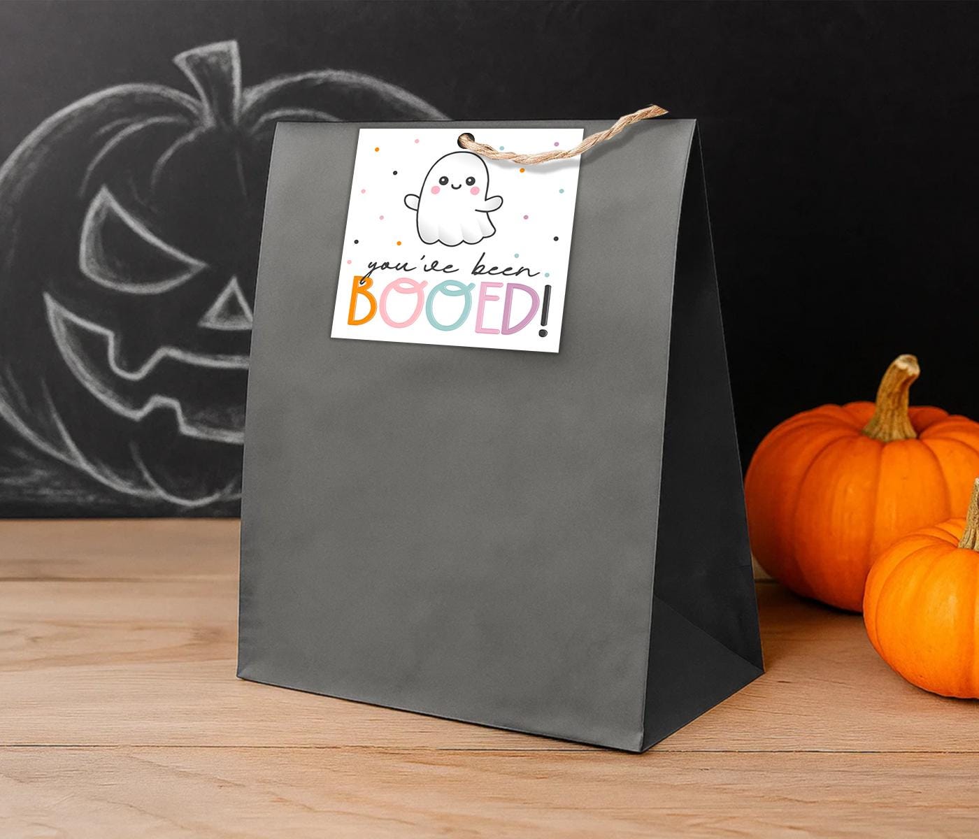Halloween Cookie Tags: Ghost 'you've Been Booed' Printable Gift Tag ...