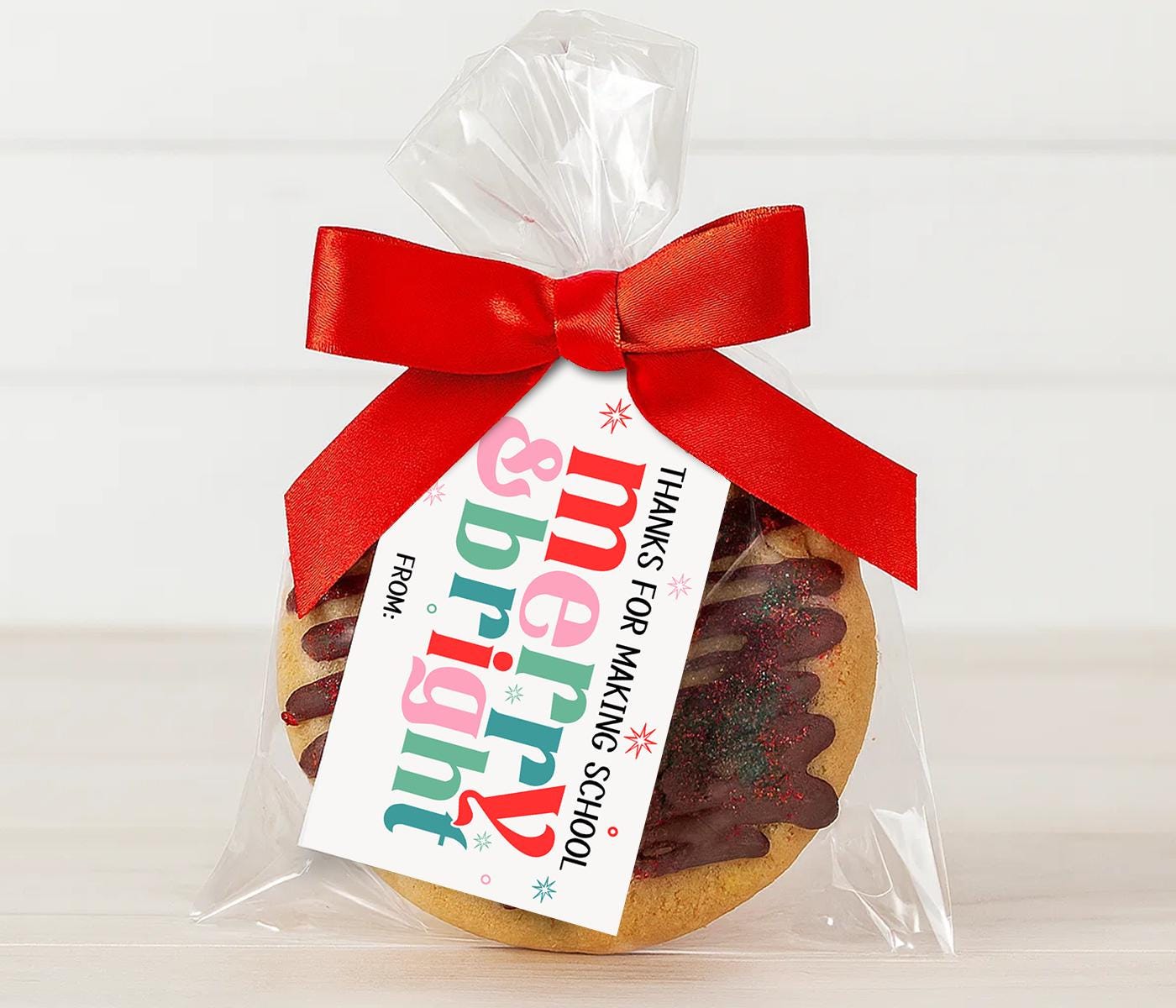 Merry & Bright Gift Tags - Printable Teacher Appriciation Christmas ...
