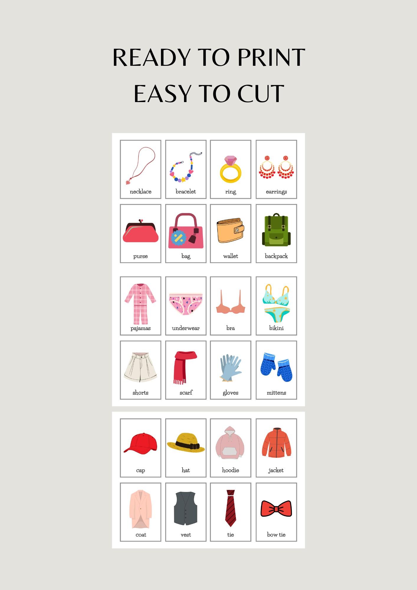 dress accessories list Clothes and Vocabulary Accessories In Fashion : An