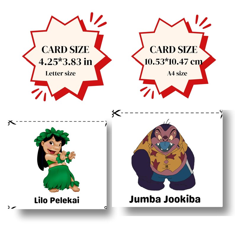 Stitch Cutable Lilo and Stitch Scavenger Hunt Printable Game, Kids Birthday Activity ...