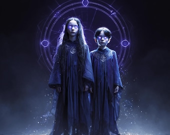 Sacred Hecate Offspring | Recalibration of the Child of Hecate | Lineage Restoration & Lunar Flame Activation | Charged Digital Artwork