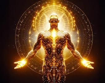 Divine Creator Codes Activation Attunement, Infinite Power of Reality Shaping Current Initiation and Invocation, Charged Digital Artwork