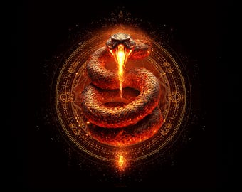 Kundalini Activation Attunement, Serpent Fire of Awakening and Divine Power | Digital Sigil, Reflective Grimoire, Audio Rite (PDF + MP3)