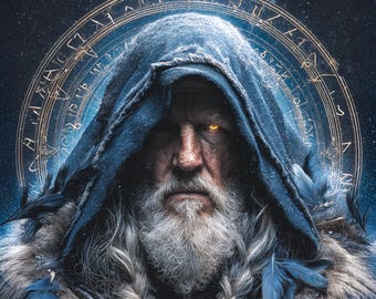 Pact with ODIN | The Allfather’s Oath | Runic Flame Initiation & Covenant of Vision | Charged Digital Artwork