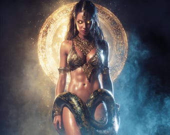 Shakti Serpent Awakening Attunement and Feminine Current of Creation | Digital Sigil, Reflective Grimoire, Audio Rite (PDF + MP3)