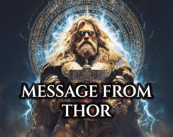 Channeled Thor Message | Psychic Deity Reading | Spiritual Guidance from Valhalla | Career, Love, Past Life | Audio Reading (PDF + MP3)