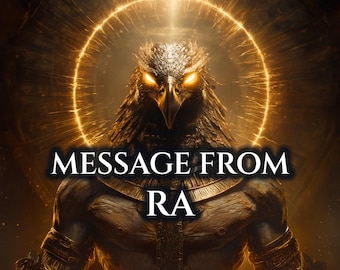 Channeled Ra Message | Personalized Egyptian Reading Guidance for Deity Work | Channeled Letter + Psychic Reading Audio (PDF + MP3)