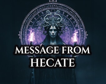 Channeled Hekate Message | Personalized Deity Reading | Goddess of Magic & Witchcraft | Channeled Letter + Audio Psychic Reading (PDF + MP3)