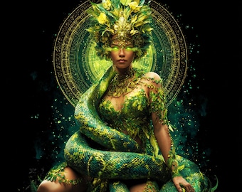 Mother Goddess of the Amazon Distance Attunement | Jungle Spell | Fertile Power, Wild Blessings & Primal Nature Current (Digital Kit)