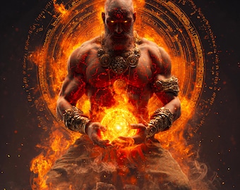 Djinn Master Attunement | Fire Realm Activation, Wishcraft Link and Djinn Connection Spell (Digital Kit + Charged Artwork)