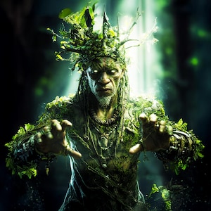 Gran Bwa Attunement Activation, Power of Sacred Spirit Current Initiation and Invocation, Charged Digital Artwork