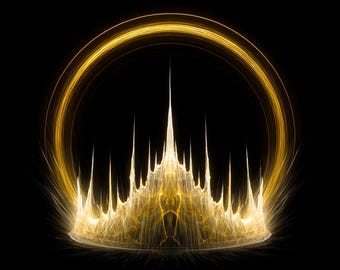 Crown of Command Distance Attunement | Leadership, Authority and Power Presence Activation Ritual (Digital Kit + Charged Artwork)