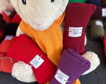 3er Set Schneestola Stola, Schal, Schal Geschenk für Damen 100% Wolle