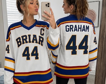 Briar University Graham 44 Hockey Jersey, Off-Campus Jersey, Hockey Romance Football Jersey, Briar U Sweatshirt, Off Campus Hockey 2026