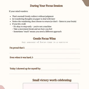 PDF imprimable de l'agenda pour le dysfonctionnement exécutif - Non daté, quotidien hebdomadaire pour se concentrer et submerger image 8