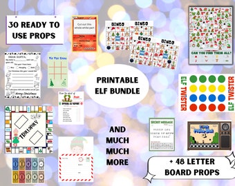 Printable Elf Props Bundle