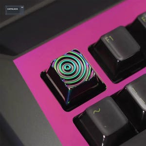 Matrix Water Droplet Chroma Key Cap