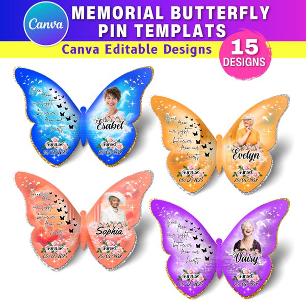 Butterfly Pin - Etsy