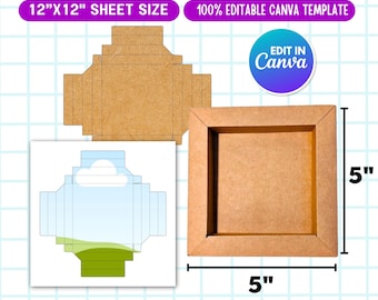 スペーサー付きシャドー ボックス、3 mm (1/8 インチ) MDF または合板