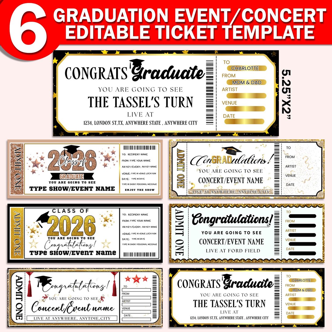 06x Graduation Surprise Ticket Bundle | 