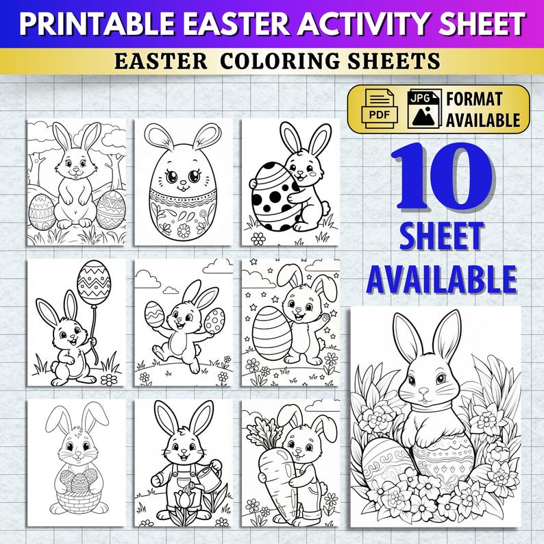 20x Easter Activity Printable Bundle | Kids Easter Games & Word Search ...