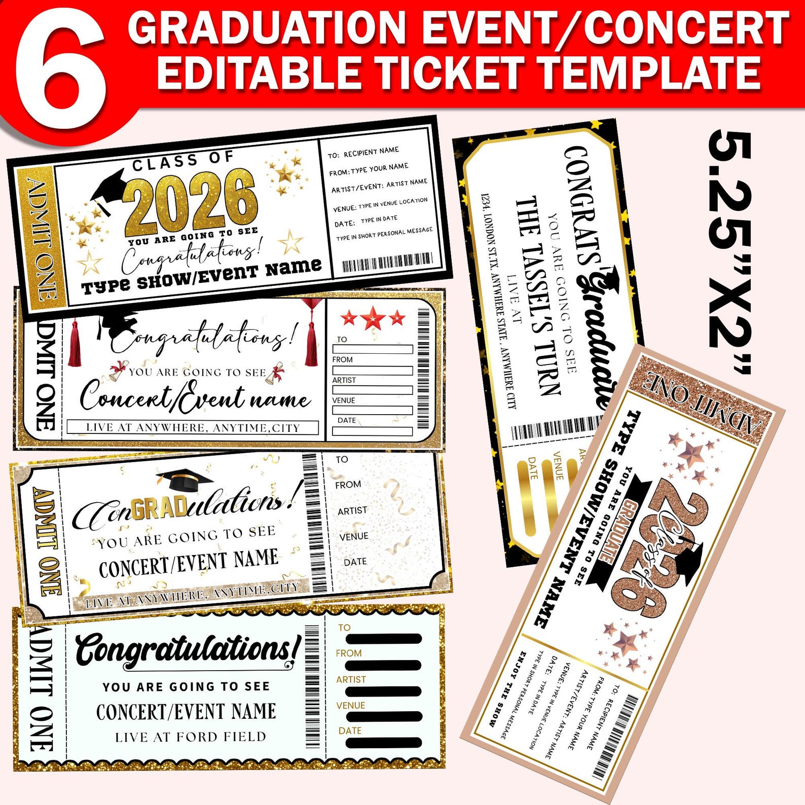 06x Graduation Surprise Ticket Bundle | 