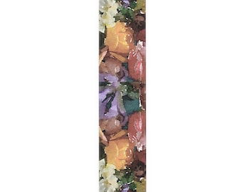 Watercolor Floral- For Emy- Table Runner | Floral Table Runner