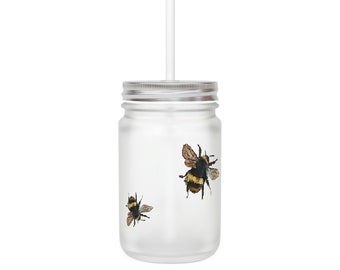 Bumble bee Art - Mason Jar