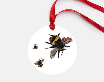Cutest Little Bumble Bee Holiday Tree Ornament