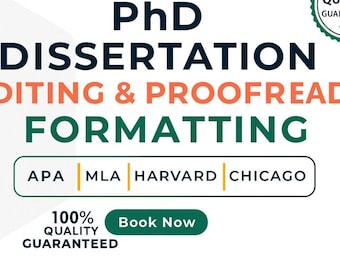 PhD Academic Editing-Thesis ,Dissertation ,Research Proposal ,Journal Article