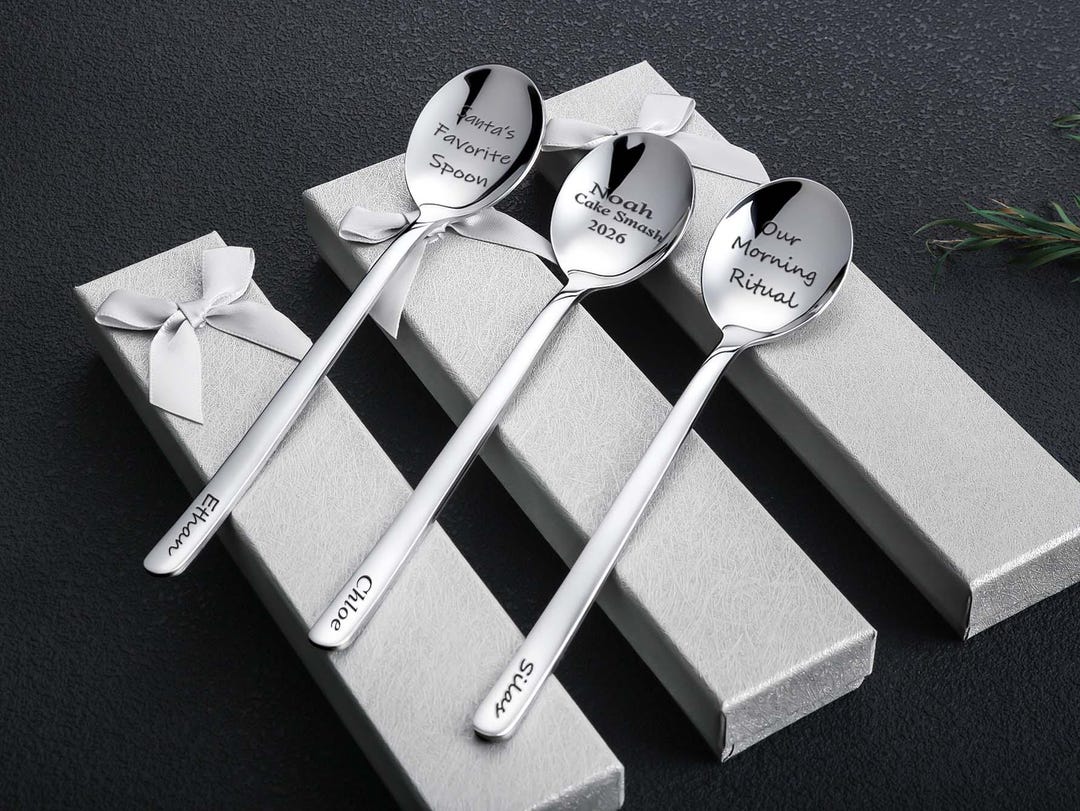 Spoon Gift Box Personalized Stainless Steel Spoon With Gift Box,unique Gift for Food ...
