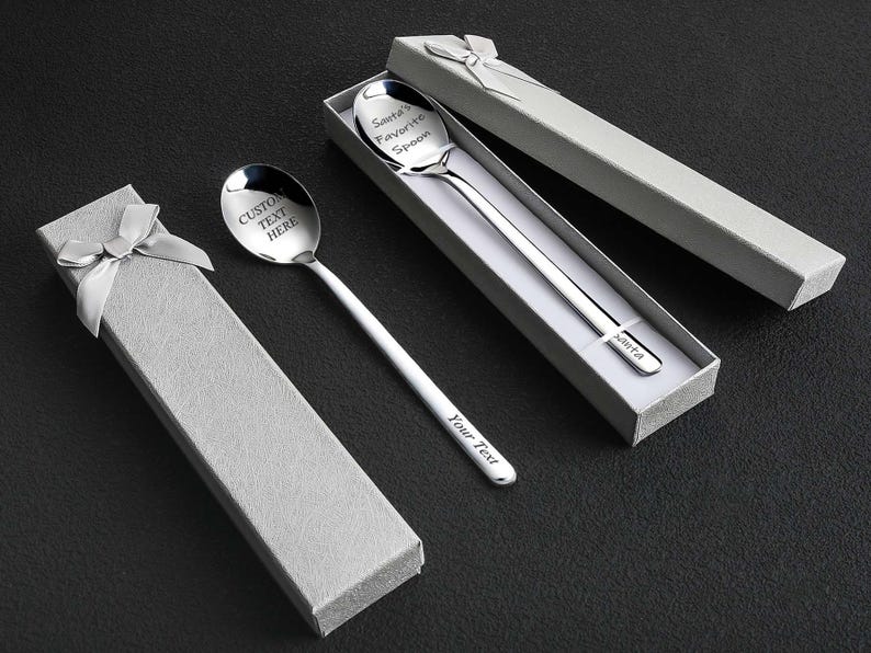 Personalized Stainless Steel Spoon With Gift Box,unique Gift for Food ...