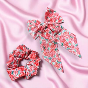 Roses Barrettes, Handmade Textile Butterfly Hair Clip, Fabric Hair Accessory, Boho Butterfly Barrette, Festival, Wedding or Everyday Wear.