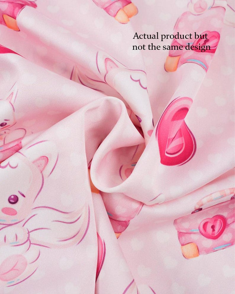 Boho Easter Bunny Satin Pajama Set | Women's Short Sleeve Sleepwear (Polyester) image 9